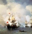 batalla de aivazovskiy en el estrecho de hiosskiy 1848